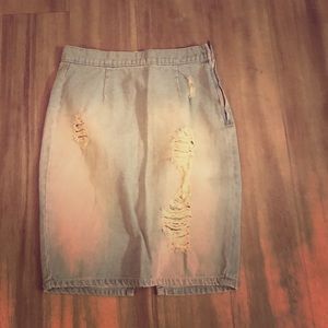 Denim skirt